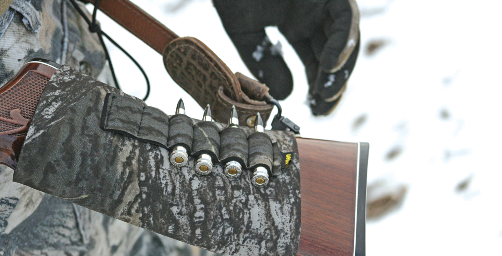 Bullets on Gun Stock